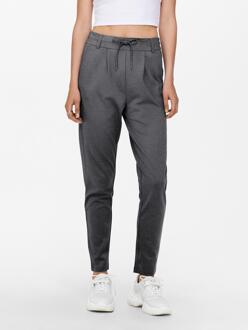 Effen Broek Dames Grijs Dark Grey Melange