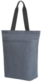 Effen cirkel boodschappentas - maat One size Grijs