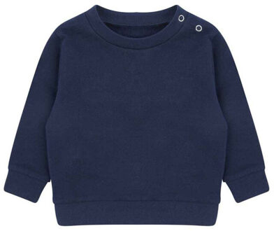 Effen duurzaam sweatshirt kinderen/kinderen - maat 80 Blauw