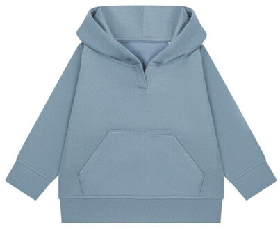 Effen duurzame hoodie kinderen/kinderen Blauw - 86