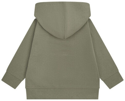 Effen duurzame hoodie kinderen/kinderen Groen - 92