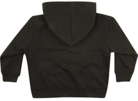 Effen hoodie kinderen/kinderen - maat 86 Zwart