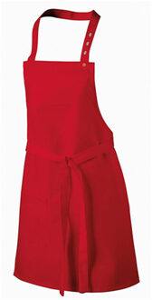 Effen kinderschort - maat One size Rood
