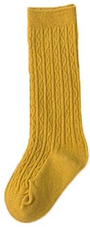 Effen Kleur Baby Sokken Winter Herfst Zachte Katoenen Baby Jongen Meisje Sokken 1-3 Jaar Kniehoge Kinderen Sokken calcetines recien nacido stijl 3 oranje