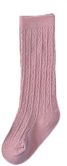 Effen Kleur Baby Sokken Winter Herfst Zachte Katoenen Baby Jongen Meisje Sokken 1-3 Jaar Kniehoge Kinderen Sokken calcetines recien nacido stijl 3 roze