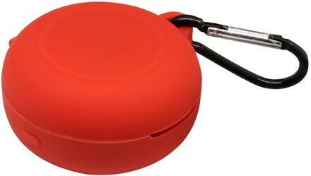 Effen Kleur Beschermhoes Bluetooth Headset Beschermhoes Voor Lg Tone Gratis FN7 Siliconen Draadloze Oortelefoon Cover Met Haak rood