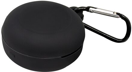 Effen Kleur Beschermhoes Bluetooth Headset Beschermhoes Voor Lg Tone Gratis FN7 Siliconen Draadloze Oortelefoon Cover Met Haak zwart