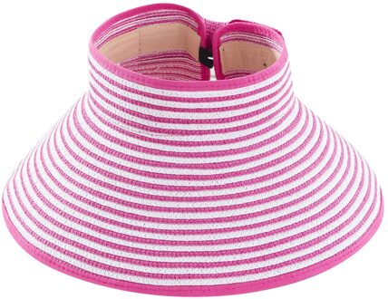 Effen Kleur Breedgerande Hoed Zomer Vrouwen Beknoptheid Breed Oprolbaar Opstellen Hoed Zonnehoed Strand Hoed Zonnehoed