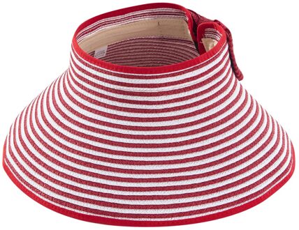 Effen Kleur Breedgerande Hoed Zomer Vrouwen Beknoptheid Breed Oprolbaar Opstellen Hoed Zonnehoed Strand Hoed Zonnehoed