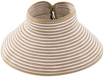 Effen Kleur Breedgerande Hoed Zomer Vrouwen Beknoptheid Breed Oprolbaar Opstellen Hoed Zonnehoed Strand Hoed Zonnehoed