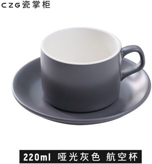 Effen Kleur Nordic Creativiteit Keramiek Schotel Handleiding Moderne Eco Vriendelijke Koffie Porselein Reuseable Tazze Dining EK50BD grijs