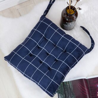 Effen Kleur Plaid Kussen Stoelkussens 40X40 Cm Met Polyester, richs Vierkante Zachte Zitkussens Met Dikke Подушка # G BU