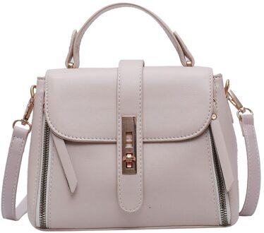 Effen Kleur Pu Lederen Crossbody Tassen Voor Vrouwen Zomer Mode Eenvoudige Dame Schouder Handtassen En Portemonnees Vrouwelijke Mini Tote Beige