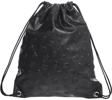 Effen Kleur Pu Leer Mode Vrouwen Trekkoord Tassen Reizen Schouders Rugzak Meisje Coin Key Bos Pocket Cosmetische Bag 5