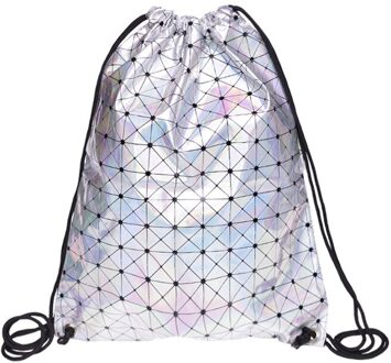 Effen Kleur Pu Leer Mode Vrouwen Trekkoord Tassen Reizen Schouders Rugzak Meisje Coin Key Bos Pocket Cosmetische Bag 7