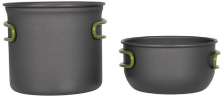 Effen Kookgerei Set (Houtskool) - One Size