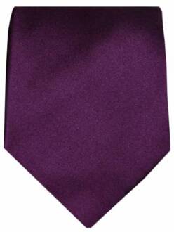 Effen Paarse stropdas VC16