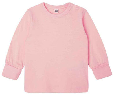 Effen pyjamaset voor baby's Roze - 92