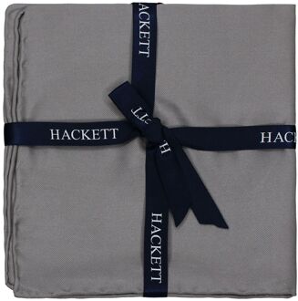 Effen Satijnen Heren Zakdoeken Grijs Zilver - One Size