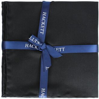 Effen Satijnen Heren Zwart Hank Zakdoeken