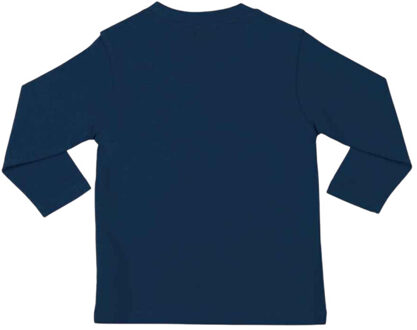 Effen t-shirt met lange mouwen voor baby's - maat 102 (lengtemaat) Blauw