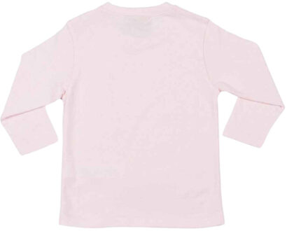 Effen t-shirt met lange mouwen voor baby's - maat 102 (lengtemaat) Roze
