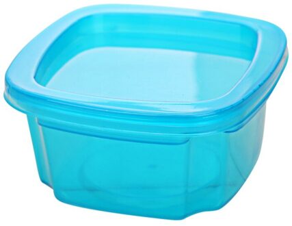 Effen Voeden Babyvoeding Opslag Container Geheugen Doos Baby Voedingssupplement Scherper Mini Draagbare Lunch Snack Servies Mooie Blauw
