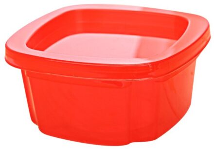 Effen Voeden Babyvoeding Opslag Container Geheugen Doos Baby Voedingssupplement Scherper Mini Draagbare Lunch Snack Servies Mooie Rood