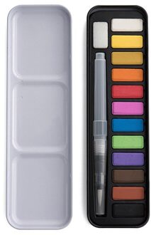Effen Water Kleur Verf 12,18,24 Kleur Aquarel Pen Diy Graffiti Student Art Set Speciaal Voor Kinderen Student School 12-kleur