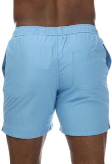 Effen zwemshort heren (Blauw)