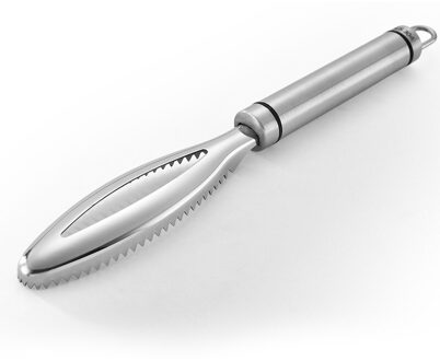 Efficiënte Vis Schalen Schrapen Roestvrij Scaler Voor Vis Schoonmaken Gereedschap Vis Huid Borstel Schrapen Schaal Dunschiller Vis Schaal Remover Scale Scraping