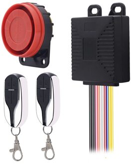 Efhips Alarma Moto 12V Universele Motorfiets Alarmsysteem Scooter Anti-Diefstal Alarmsysteem Twee Stuks Controle Sleutel