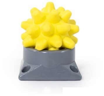 Egel Massage Ballen Spier Ontspanning Met Trigger Punt Massage Draagbare Met Base Acupunt Fascia Bal Verlichten Lichaam Vermoeidheid geel