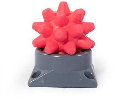 Egel Massage Ballen Spier Ontspanning Met Trigger Punt Massage Draagbare Met Base Acupunt Fascia Bal Verlichten Lichaam Vermoeidheid rood