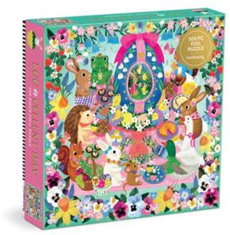 Egg-Cellent Day 500 Piece Foil Family Puzzle -  Mudpuppy (ISBN: 9780735387614)