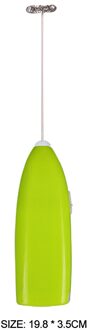 Eggbeater Melk Koffie Mixer Eiklopper Abs Blender Elektrische Stirrer Bakken Tools Voor Huishoudelijke Keuken Ei Levert groen