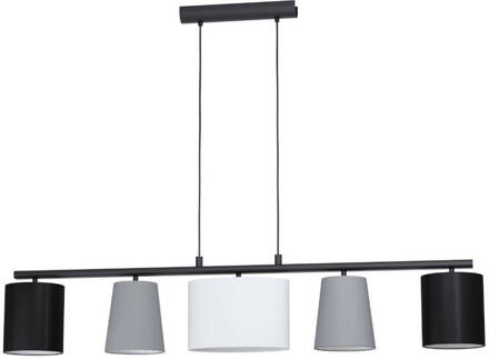 Eglo ALMEIDA 1 hangende plafondverlichting Flexibele montage Zwart, Grijs, Wit E14 A,A+,A++,B,C,D,E