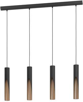 Eglo BARBOTTO hanglamp - GU10 - Zwart, bruin