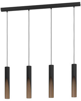 Eglo BARBOTTO hanglamp - GU10 - Zwart, bruin