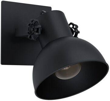 EGLO Barnstaple 1 Spot - E27 - 16 cm - Zwart