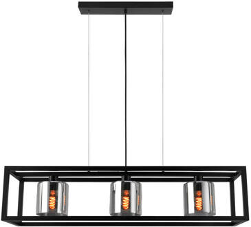 Eglo Brisling Hanglamp - E27 - 110 cm - Zwart