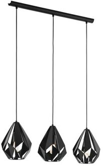 Eglo Carlton 5 Hanglamp - E27 - 80,5 cm - Zwart