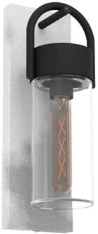 EGLO Carraro Wandlamp Buiten - E27 - 38 cm - Grijs/Zwart Grijs, Zwart
