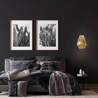 Eglo Chiavica hanglamp, messing, 1-lamp, Ø20,5cm messing, zwart