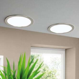 EGLO connect.z Fueva-Z Smart Inbouwlamp - Ø 21,6 cm - Grijs - Dimbaar