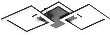 Eglo connect.z Paranday-Z Smart Plafondlamp - 65 cm - Zwart/Wit