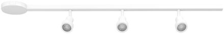 Eglo Easy Track Starterset Wit 3x Spot Ring Gu10 1m