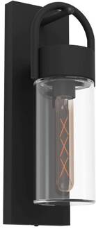 Eglo EGLO Carraro Wandlamp Buiten - E27 - 38 cm - Zwart