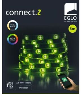 Eglo EGLO connect.z  Smart LED Strip - 500 cm - Wit - Instelbaar RGB & wit licht - Dimbaar - Zigbee
