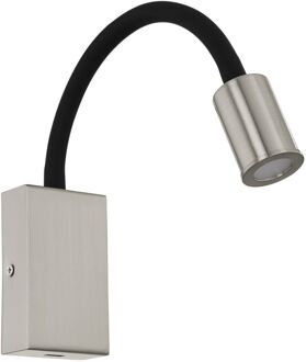 Eglo EGLO Tazzoli Wandlamp - LED - 450lm - Nikkel-mat